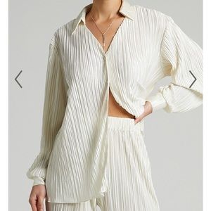 Showpo Beca Plisse Button Up